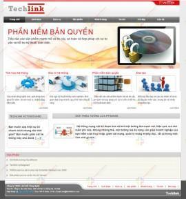 Website công ty phần mềm Techlink