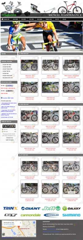 Website xe đạp thể thao 24h