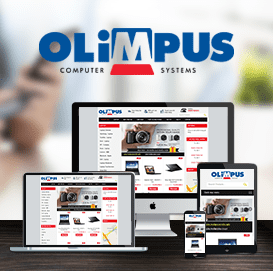 Website cửa hàng máy tính, laptop OLIMPUS