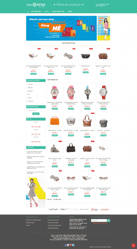Web phụ kiện thời trang New Style