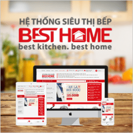 Website siêu thị bếp Besthome