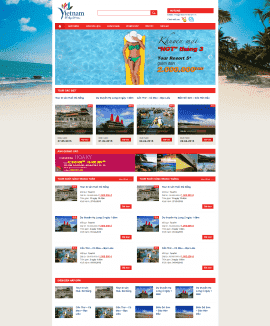 Website du lịch Vietrantour