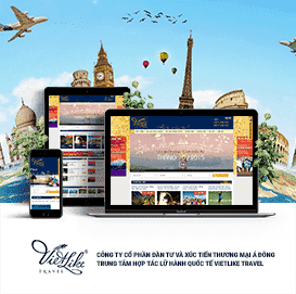 Website du lịch Vietlike Travel
