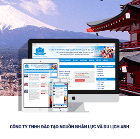 Website đào tạo nhân lực và du lịch ABH