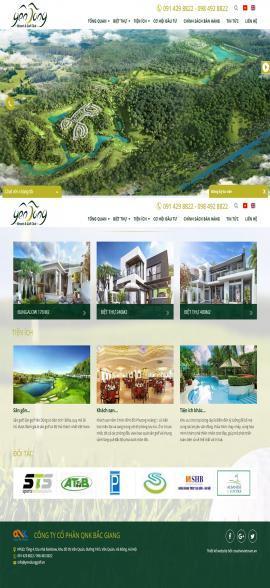 Website Yên Dũng Resort