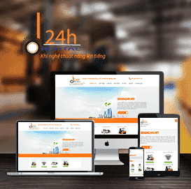 Website công ty dịch vụ xe nâng