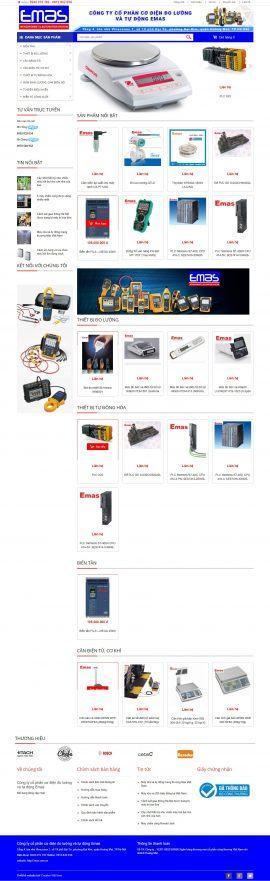 Website Công ty cổ phần cơ điện đo lường và tự động Emas