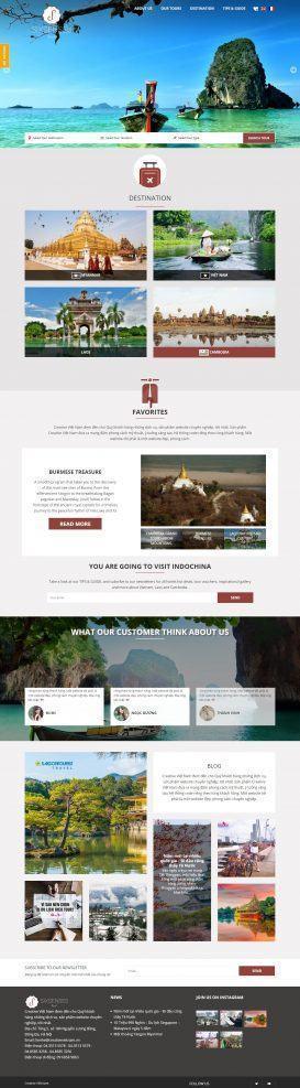 Website Du lịch Sixsenses-travel
