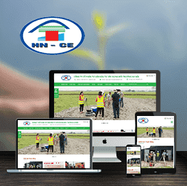 Website Công ty Xây dựng Môi trường Hà Nội (HNCE)