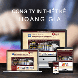 Website Công ty In Thiết kế Hoàng Gia