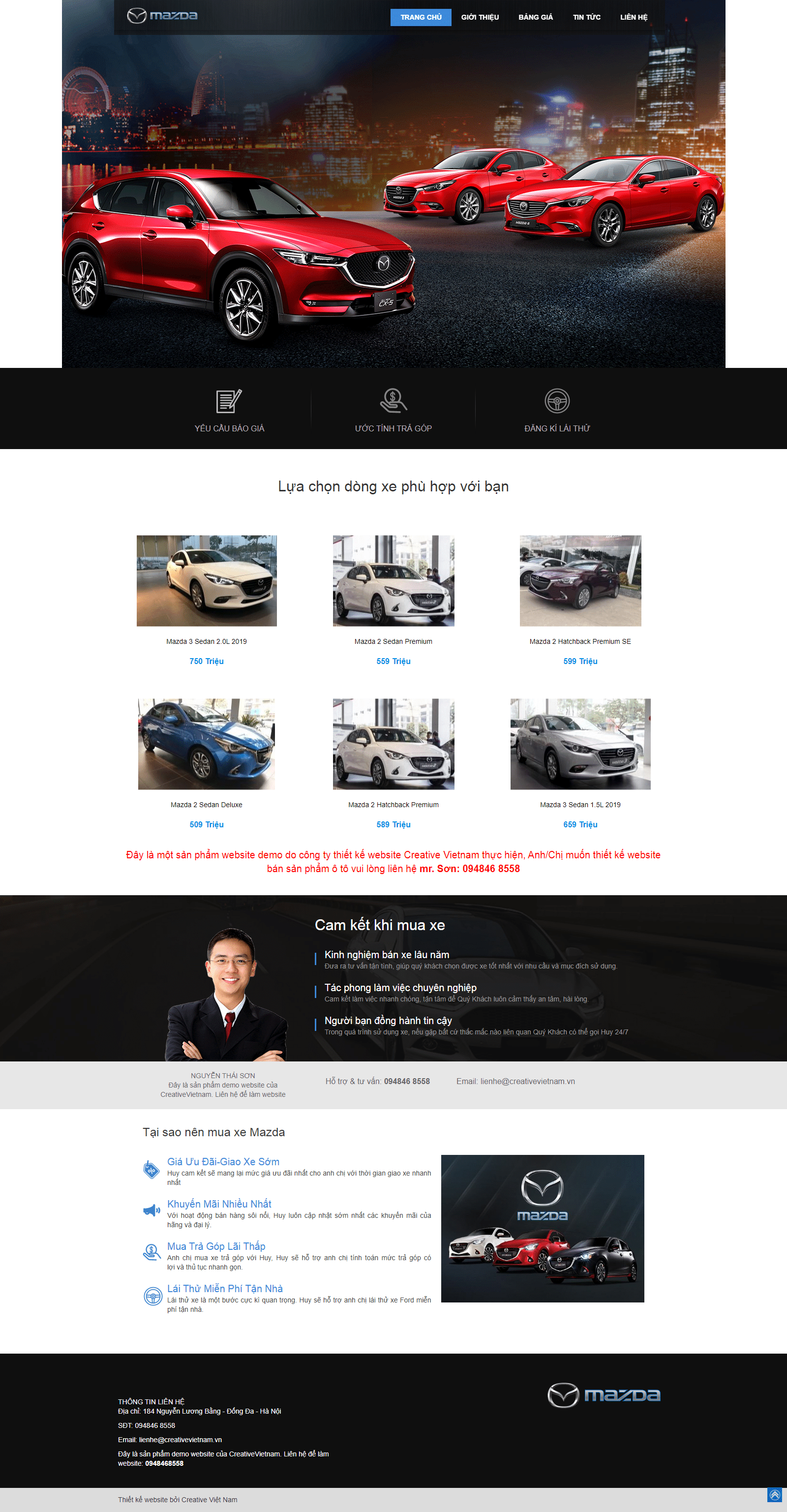 mazda thietkeweboto