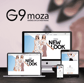 Website cửa hàng thời trang G9 Moda