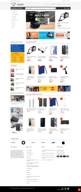 Website cửa hàng bán điện thoại chất lượng