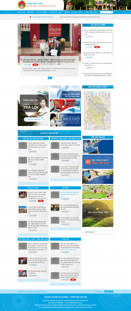 Website Sở LĐTB&XH Phú Thọ