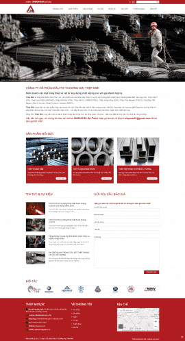 Website Thép mới