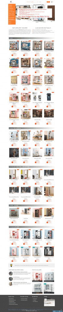 Website Tủ vải