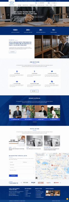 Website luật demo