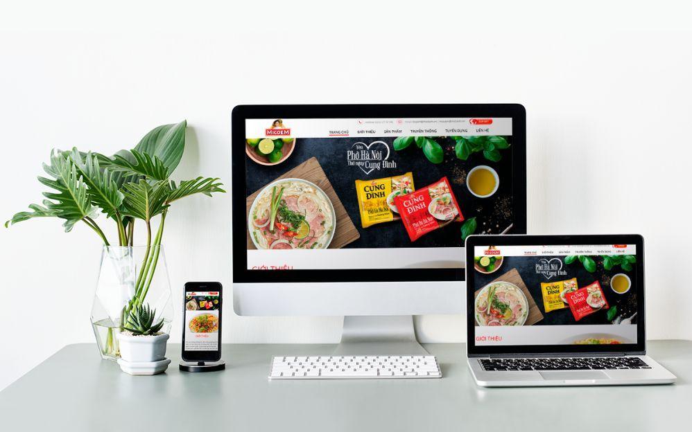 Thiết kế website như MICOEM