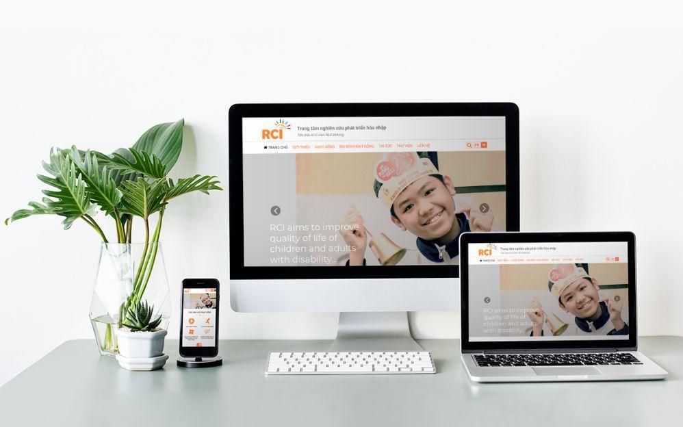 Thiết kế website như TỔ CHỨC PHI CHÍNH PHỦ RCI