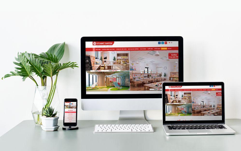 Thiết kế website như STEAME GRATEN