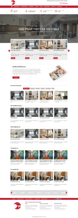 Website Nội thất Vũ Gia