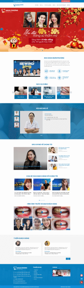 Website Nha Khoa Ngân Phượng