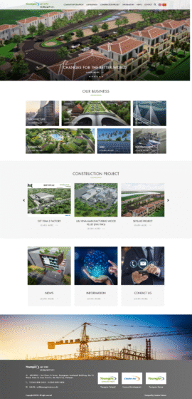 Website công ty YoungJin E&C vina