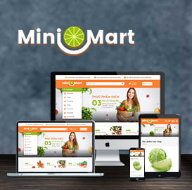 Website siêu thị thực phẩm Minimart