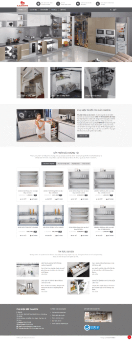 Website phụ kiện bếp Camryn