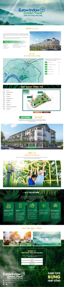 Landing page Eurowindow Green Park