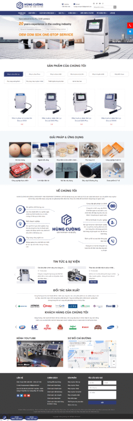 Website Máy in date HC