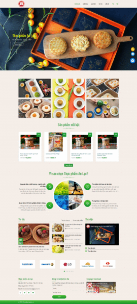 Website thực phẩm An Lạc
