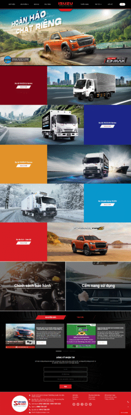 Website công ty ô tô Tây Bắc Sài Gòn