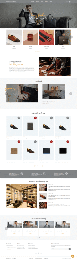 Website Đồ da Tâm Anh