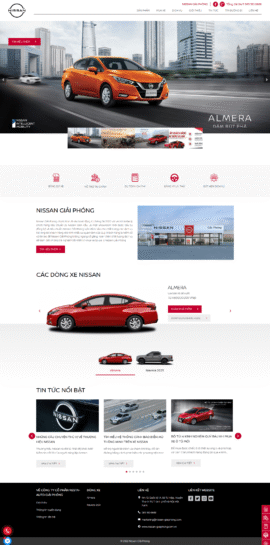 Website Nissan Giải Phóng