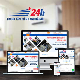 Website Trung tâm điện lạnh Hà Nội 24h