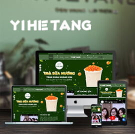 Website Trà Sữa YiHeTang
