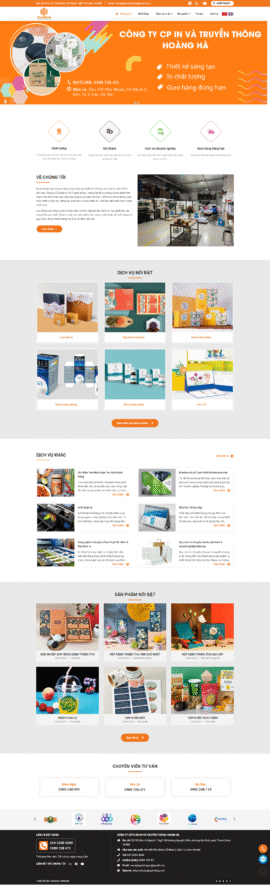 Website In ấn Hoàng Hà