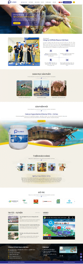 Website Công ty Cổ Phần Plasma Việt Nam