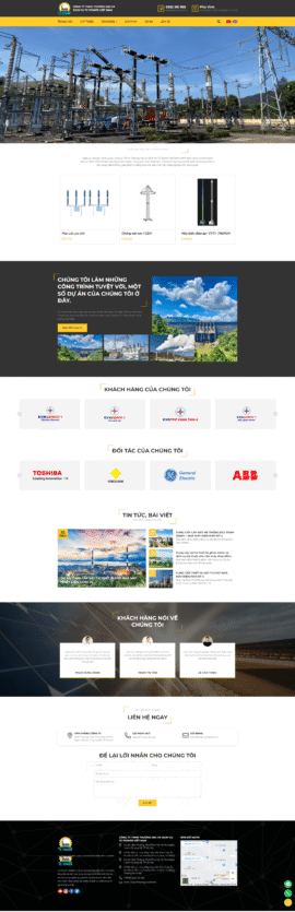 Website công ty TC Power Việt Nam