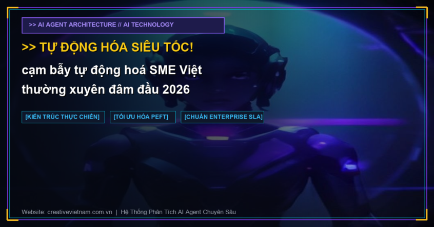 5 cạm bẫy tự động hoá SME Việt thường xuyên đâm đầu 2026