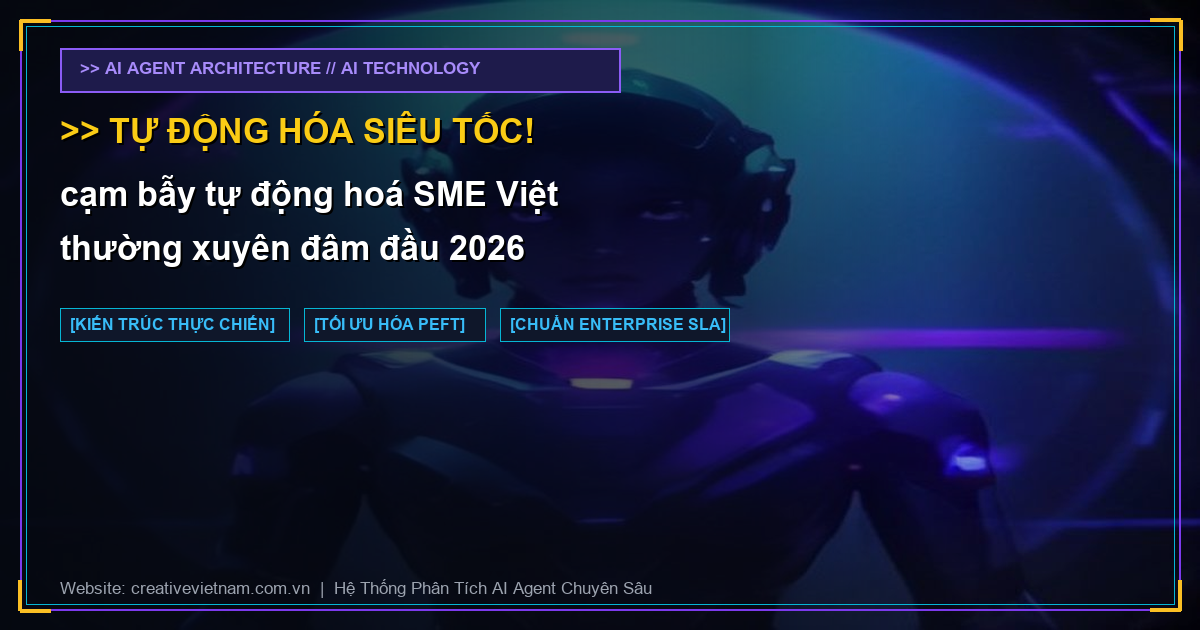 5 cạm bẫy tự động hoá SME Việt thường xuyên đâm đầu 2026