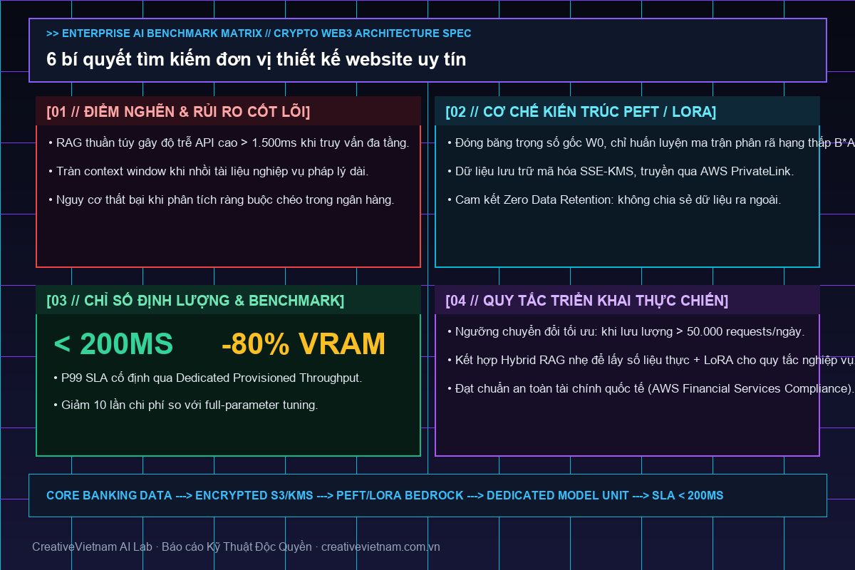 6 bí quyết tìm kiếm đơn vị thiết kế website uy tín - Infographic & Key Takeaways