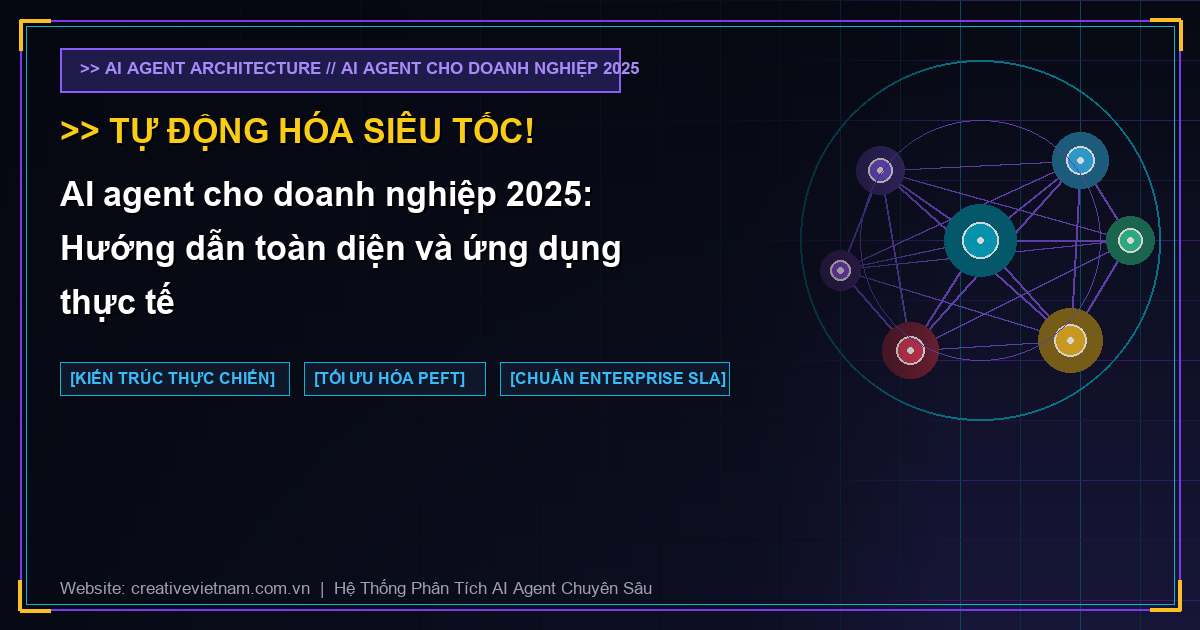 AI agent cho doanh nghiệp 2025: Hướng dẫn toàn diện và ứng dụng thực tế