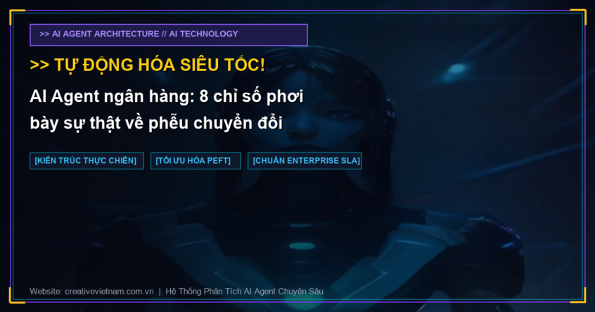 AI Agent ngân hàng: 8 chỉ số phơi bày sự thật về phễu chuyển đổi