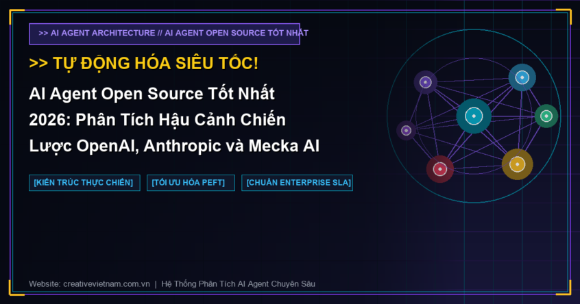 AI Agent Open Source Tốt Nhất 2026: Phân Tích Hậu Cảnh Chiến Lược OpenAI, Anthropic và Mecka AI