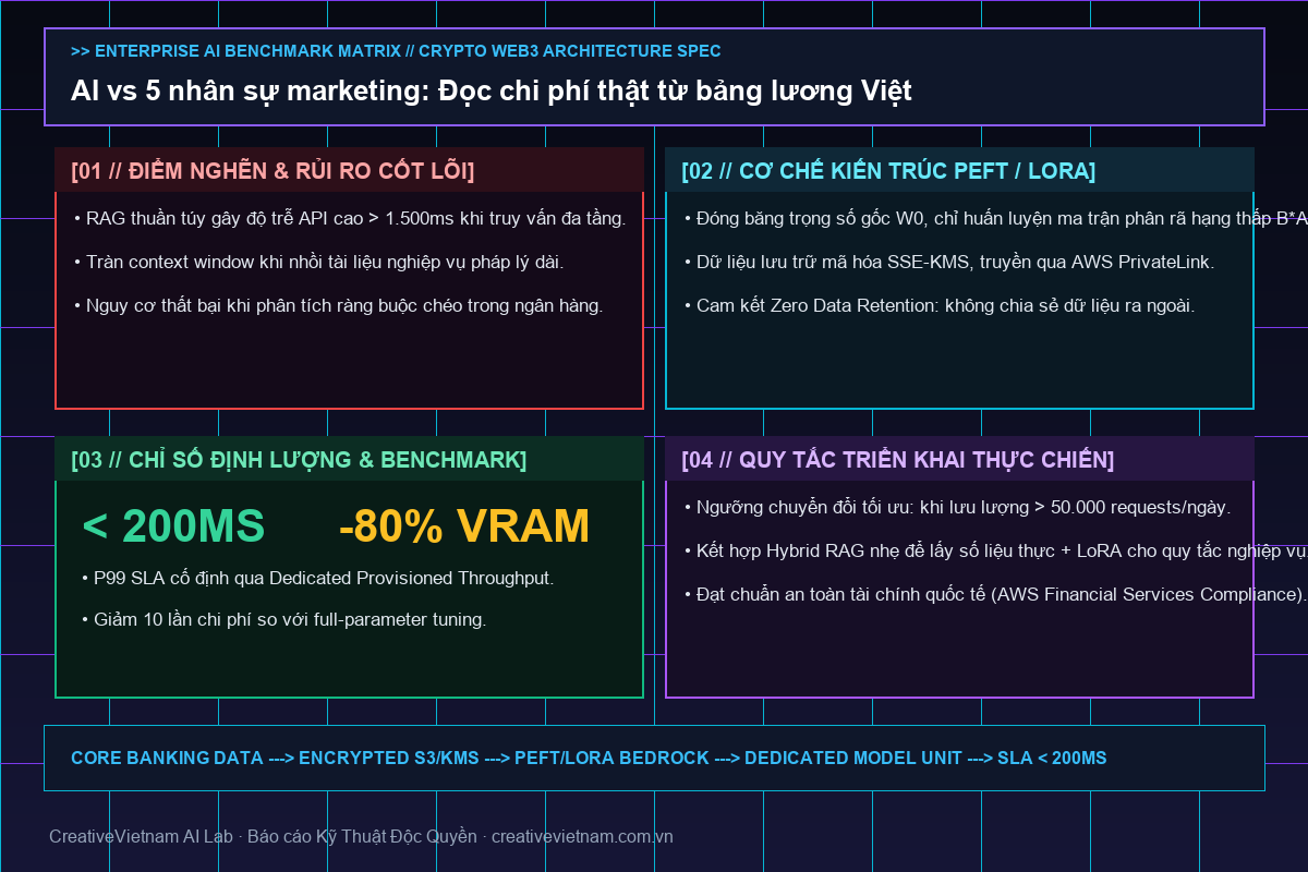 AI vs 5 nhân sự marketing: Đọc chi phí thật từ bảng lương Việt - Infographic & Key Takeaways