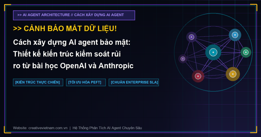 Cách xây dựng AI agent bảo mật: Thiết kế kiến trúc kiểm soát rủi ro từ bài học OpenAI và Anthropic