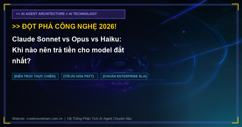 Claude Sonnet vs Opus vs Haiku: Khi nào nên trả tiền cho model đắt nhất?