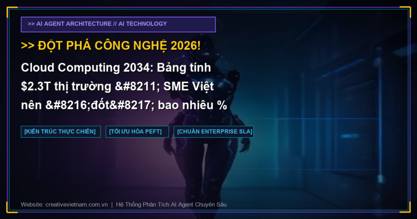 Cloud Computing 2034: Bảng tính $2.3T thị trường – SME Việt nên ‘đốt’ bao nhiêu % doanh thu?